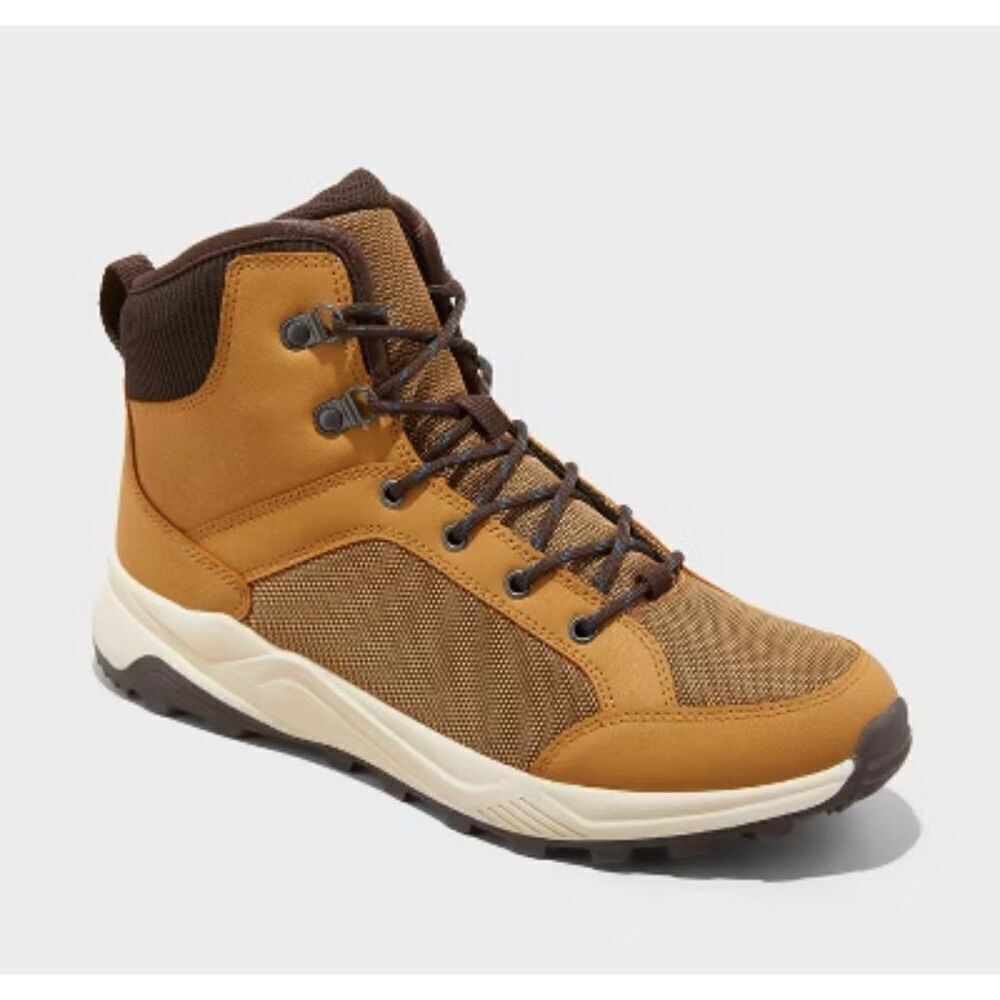 All in Motion Men's Brown Winter Hiking Boots Lace Up‎ Durable